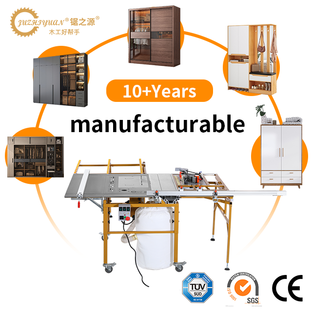 Jt-7B Sliding Table Multifunctional Woodworking Saw Machine