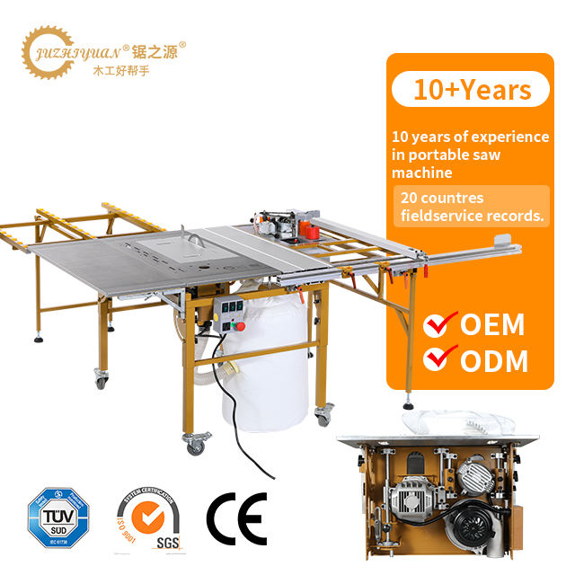 Jt-7B Sliding Table Multifunctional Woodworking Saw Machine